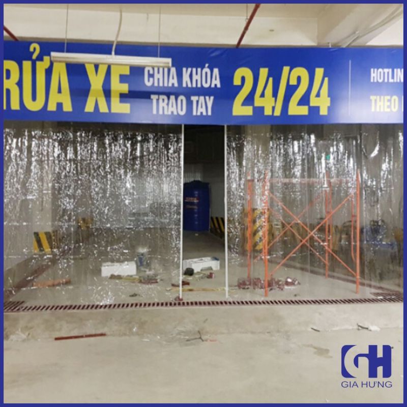 Rèm bạt kéo nhựa PVC